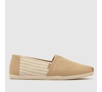 TOMS Alpargata Classic Shoes in Beige Multi UK 6 (EU 39)