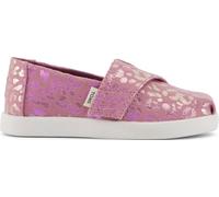 TOMS Alpargata Classic Slip-On Espadrille, Pink, 7 UK Child
