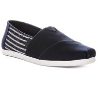 Striped Print Espadrilles Toms Alpargata Classic Bleu 42,5