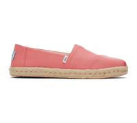 Women's TOMS Alpargata Rope Lyocell Women's Peach Espadrilles - Pink - Size: 4