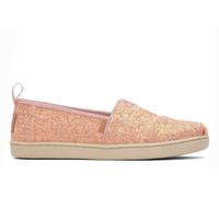 Toms Alpargata Girls Shoes | Slip On Shoes | Pink Quartz | UK Size 3