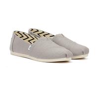 Toms Alpargata Heritage Canvas Womens Morning Dove Espadrilles - Grey Rubber - Size UK 5
