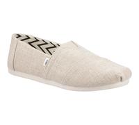 TOMS Men's Alpargata Heritage Canvas Loafer Flat, Natural Undyed, 10 UK