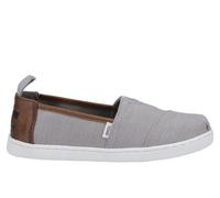 Toms Alpargata Kids Boys Shoes | Slip On Shoes | Drizzle Grey | UK Size 11