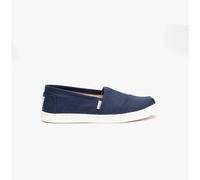 TOMS YOUTH ALPARGATA Navy Canvas UK4.0