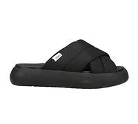 TOMS Alpargata Mallow Crossover Womens Black Slides-UK 6 / EU 38.5