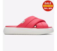 Toms Alpargata Mallow Crossover Slide Womens - Pink Mixed Material - Size UK 4