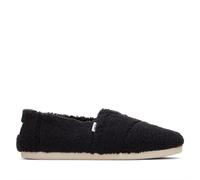 TOMS Alpargata Mens Black Faux Shearling - UK10.5 RRP £55