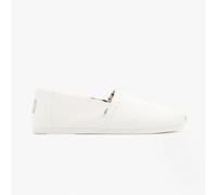 Toms Alpargata 100% Cotton Men's White Espadrilles UK 12