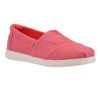TOMS Alpargata Plus 100% Cotton Women's Flame Espadrilles New