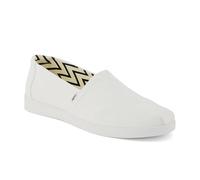 TOMS - Womens Alpargata Plus Espadrille, Color White Recycled Cotton Canvas, Size: 5 UK