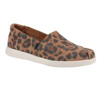 TOMS Alpargata Plus Brown Leather Female Slip On Ladies Shoes