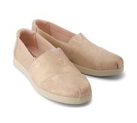 Women's TOMS Alpargata Plus Leather Women's Pale Rose Espadrilles - Pink - Size: 7
