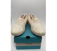 Toms Alpargata Plus Natural Moroccan Crochet UK Size 5.5