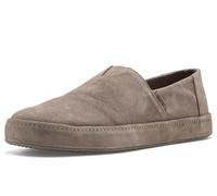 TOMS Alpargata Premium Leather Men's Forged Iron Espadrilles