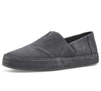 TOMS Alpargata Premium Leather Men's Forged Iron Espadrilles - UK 9