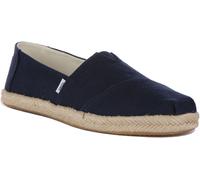 Toms Alpargata Rope Navy Womens Espadrilles 10019674-70 in a Plain Textile in Size 5