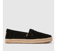 TOMS Alpargata Rope 2.0 Flats in Black UK 4 (EU 36½)