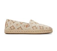 Women's TOMS Women's Alpargata Rope 2.0 Shoe in Natural Geo - White - Size: 4