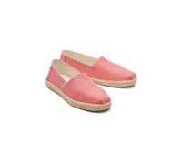 Toms Alpargata Rope Lyocell Womens Peach Espadrilles - Size UK 7