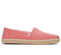 Women's TOMS Alpargata Rope Lyocell Women's Peach Espadrilles - Pink - Size: 4