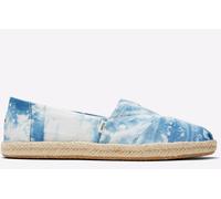Toms Alpargata Rope Tie Dye Womens - Blue Cotton - Size UK 4
