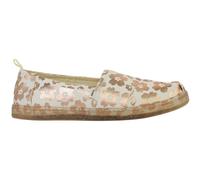 TOMS Youth Girl's Classic Alpargata Espadrille Loafer Flat, Natural Foil Ojai Floral Print, 12.5 UK