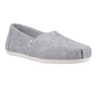 TOMS Women's Alpargata CloudBound Espadrille Loafer Flat, Ultimate Gray Sparkle Knit, 8 UK