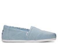 TOMS Women's Alpargata Loafer Flat, Pastel Blue Washed Denim, 4 UK