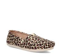TOMS Women's Alpargata Vegan Slip-On Pumps - Beige Classic Leopard - UK 4