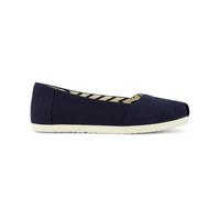 Toms Alpargata Ballet Canvas Women's Navy Espadrilles UK 5