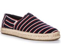 Toms Alpargata Woven Stripes Rope 2.0 Espardrilles Navy Red Mens UK 7 - 12