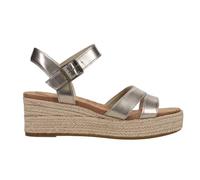 TOMS - Womens Audrey Sandals, Color Lt GOL Met Lthr, Size: 6.5 UK