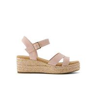 TOMS Audrey Wedge Sandal, Pink, Size 6, Women Pink