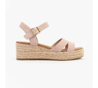 TOMS Women's Audrey Sandals Pale Rose Suede Size 4 UK