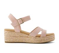 Toms Audrey Womens Wedge Sandals | Slip On Shoes | Pale Rose | UK Size 7