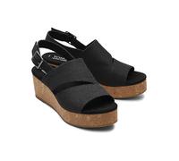 Toms Black Claudine Wedges Black