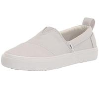 TOMS Boys Alpargata Fenix Slip On Loafer Flat, Grey, 13.5 UK Child