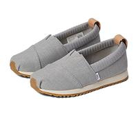 TOMS Boys Alpargata Resident Slip-On Sneaker, Drizzle Grey Heritage Canvas, 11 UK Child