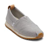 TOMS Boys Alpargata Resident Slip-On Sneaker, Drizzle Grey Heritage Canvas, 12 UK Child