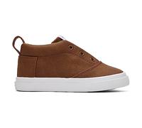 TOMS Boys Fenix Mid Lace-Up Sneaker, Toffee Microsuede, 7 UK Child