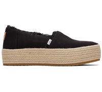 Toms Canvas Valencia Women's Black Espadrilles UK 4