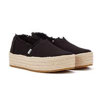 Toms Canvas Valencia Women's Black Espadrilles UK 8
