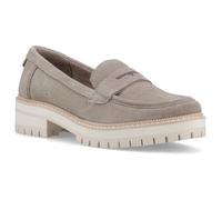 TOMS Cara Tan Leather Female Slip On Ladies Shoes