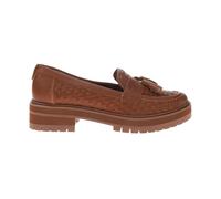 TOMS Cara Women's Woven Loafer Shoes 10022594 Amber Brown, Amber Brown, 7 UK