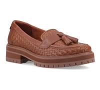 TOMS Women's Cara Woven Loafer in Brown | Size: 8 TOMS Brown 8