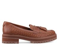 TOMS Women's Cara Woven Loafer in Brown | Size: 5 TOMS Brown 5