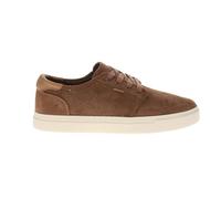 (Brown, 12 (Adults')) TOMS Carlo 2.0 Leather Men's Walnut Trainers