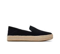 Toms Carolina_Black, Women's Trainers, Black/White, 5 UK