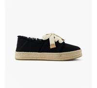 Toms CAROLINA LACE UP Shoes Espadrille in Black - UK 6 - Black